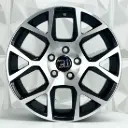 RIN 15X6.5 4-100 R1 SPORT 557 MACHINE BLACK ET35 CB73.1