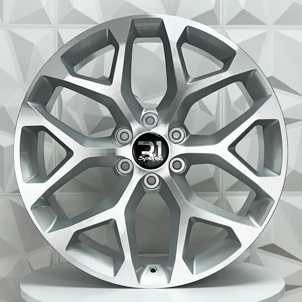RIN 26X10 6-139.7 R1 SPORT 208 SILVER MACHINE FACE ET31 CB78.1