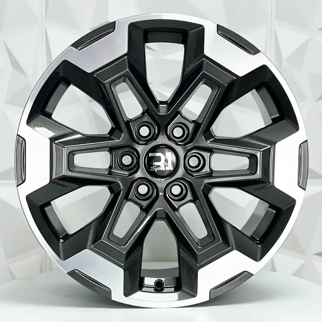 RIN 17X7.5 6-114.3 R1 SPORT LP170 GUNMETAL MACHINE FACE ET25 CB66.1