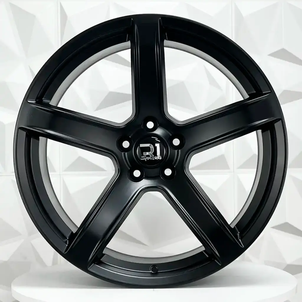 RIN 20X9.5 5-115 R1 SPORT FA608F MATE BLACK ET18 CB71.5