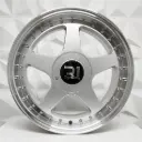 RIN 17X8.5 4-100/114.3 R1 SPORT XJ126 SILVER MACHINE LIP ET25 CB73.1