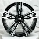 RIN 20X9.5 5-120 R1 SPORT H3078F BLACK MACHINE FACE ET40 CB72.6